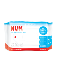 NUK Antibacterial Wet Wipes 20's