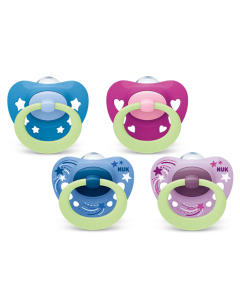 NUK Signature Night Silicone Soother