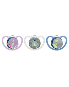 NUK Space Night Silicone Soother